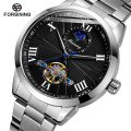 New Arrival FORSINING 168 Fashion Moon Phase Tourbillion reloj hombre Automatic Water Resistant Mens Watches 2020